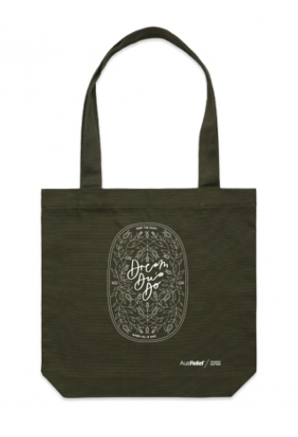 "DREAM, DU'A, DO" TOTE BAG - AusRelief x STUDIO NAYMA