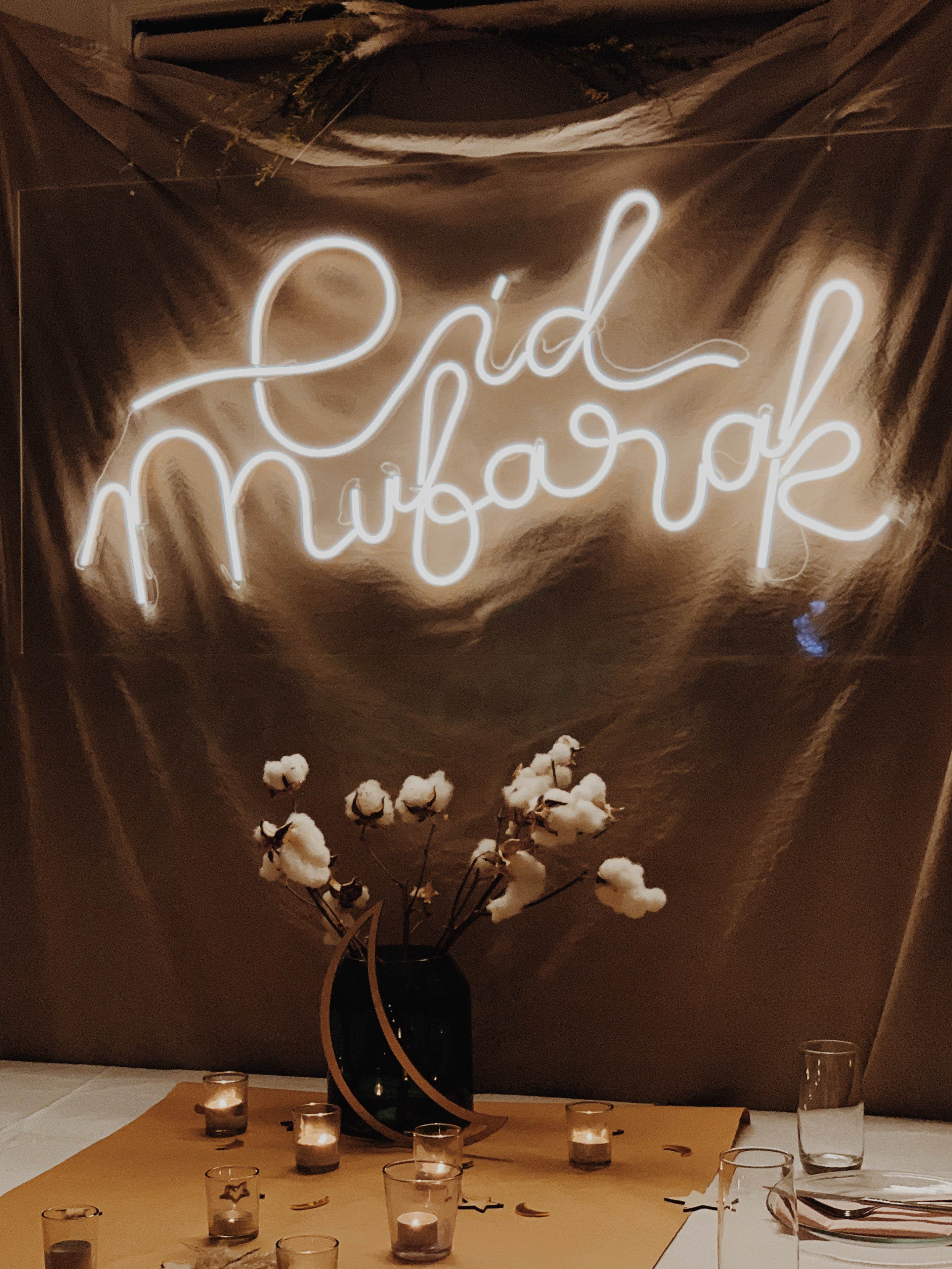The Neon Eid Mubarak Sign
